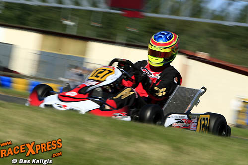 Sterk optreden van Ryan van der Burgt op DR kart